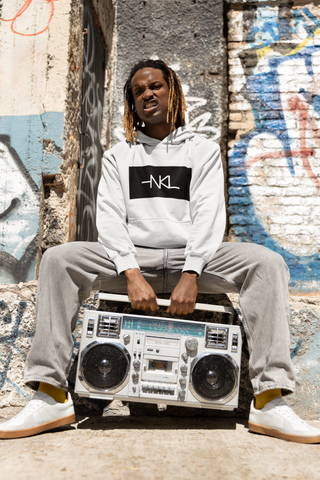 The Pillar Hoodie | HNKL Black/White