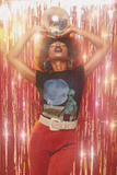 Alien Hoops T-Shirt | Cosmic Street Ballin'