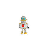 Surf Robot Sticker - Ride the Waves and Send It